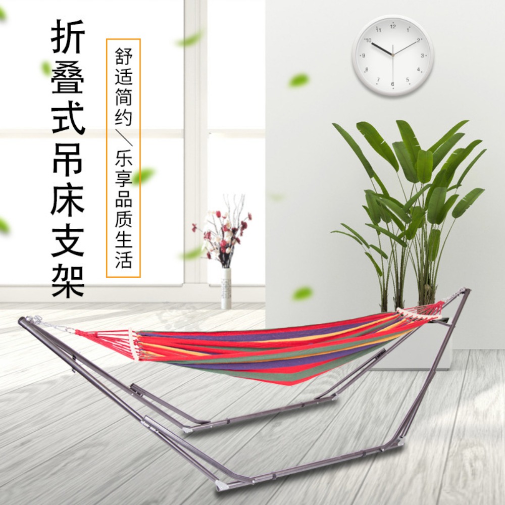 Outdoor Furniture Aluminium - Braket tempat tidur gantung lipat portabel
