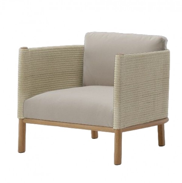 Outdoor Furniture Teak Wood - Sofa Tunggal Satu Dudukan Berbahan Kayu