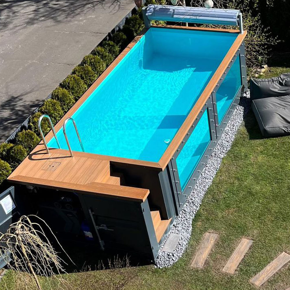 Outdoor Furniture For Pool - Kolam Renang Prefab Kontainer Pengiriman, Kolam