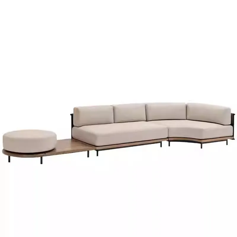 Outdoor Furniture Rattan - Sofa rotan luar ruangan bergaya Nordik,