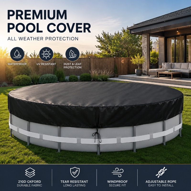 Outdoor Furniture For Pool - Penutup Kolam Renang Oxford Round Pool