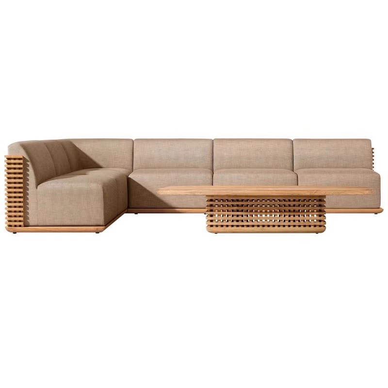 Outdoor Furniture Teak Wood - sofa jati luar ruangan luar ruangan