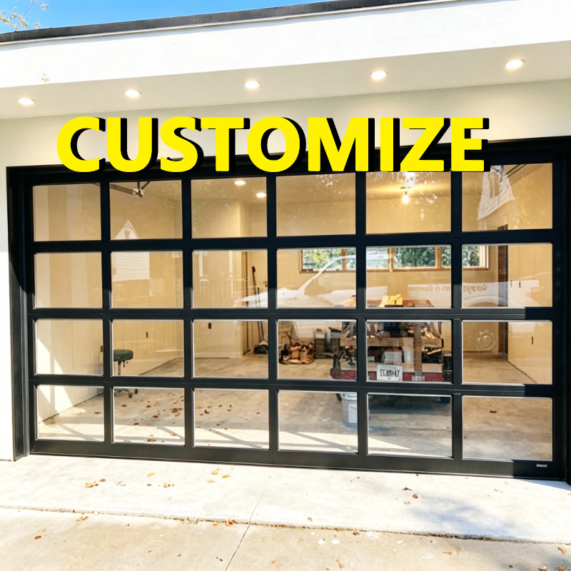 Outdoor Furniture Aluminium - Pintu Garasi Seksional Berukuran Bebas dengan