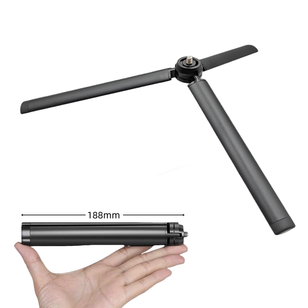 Outdoor Furniture Aluminium - Tripod berdiri Mini logam campuran aluminium,