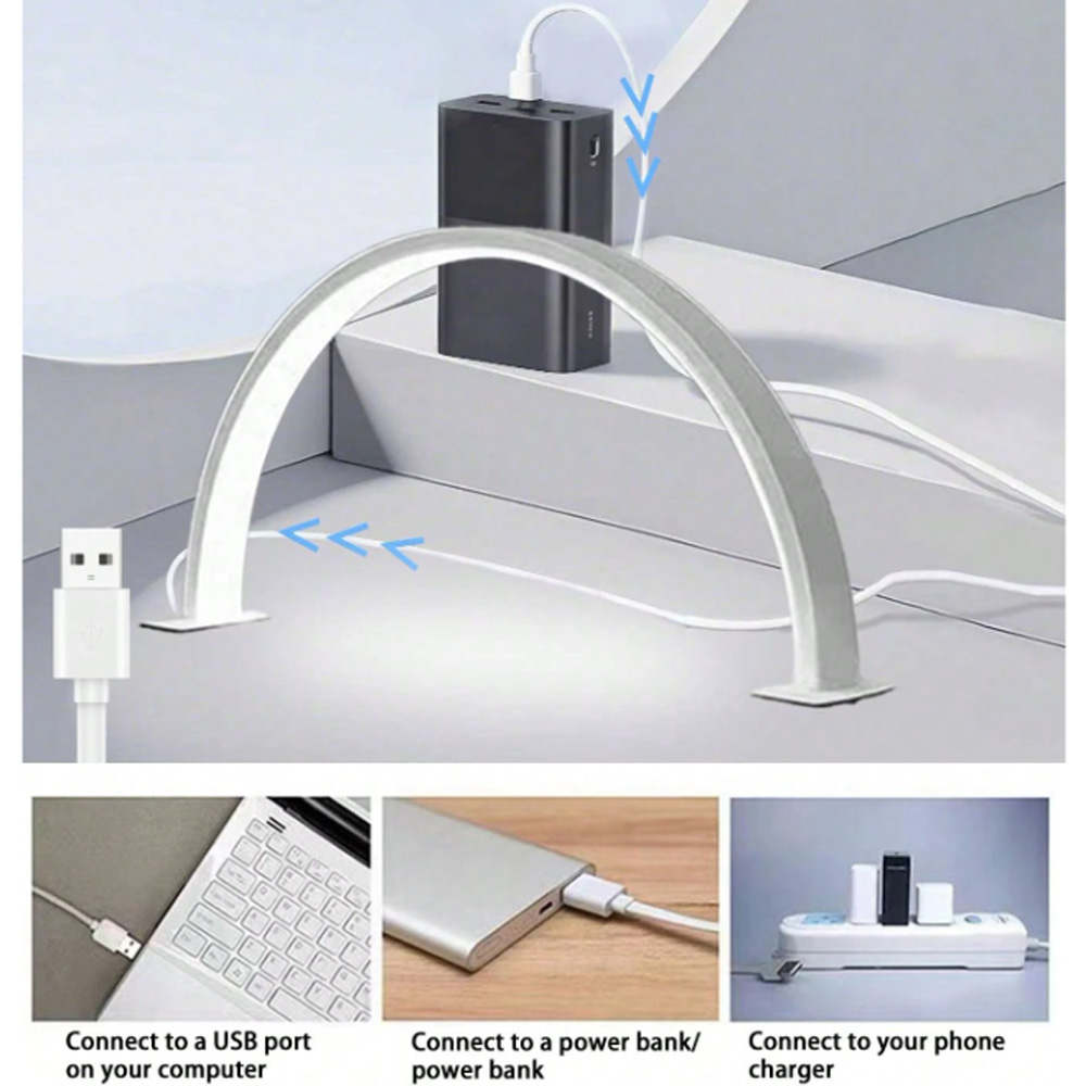 Outdoor Furniture Aluminium - Lampu Kuku 40/66CM Lampu Isi USB