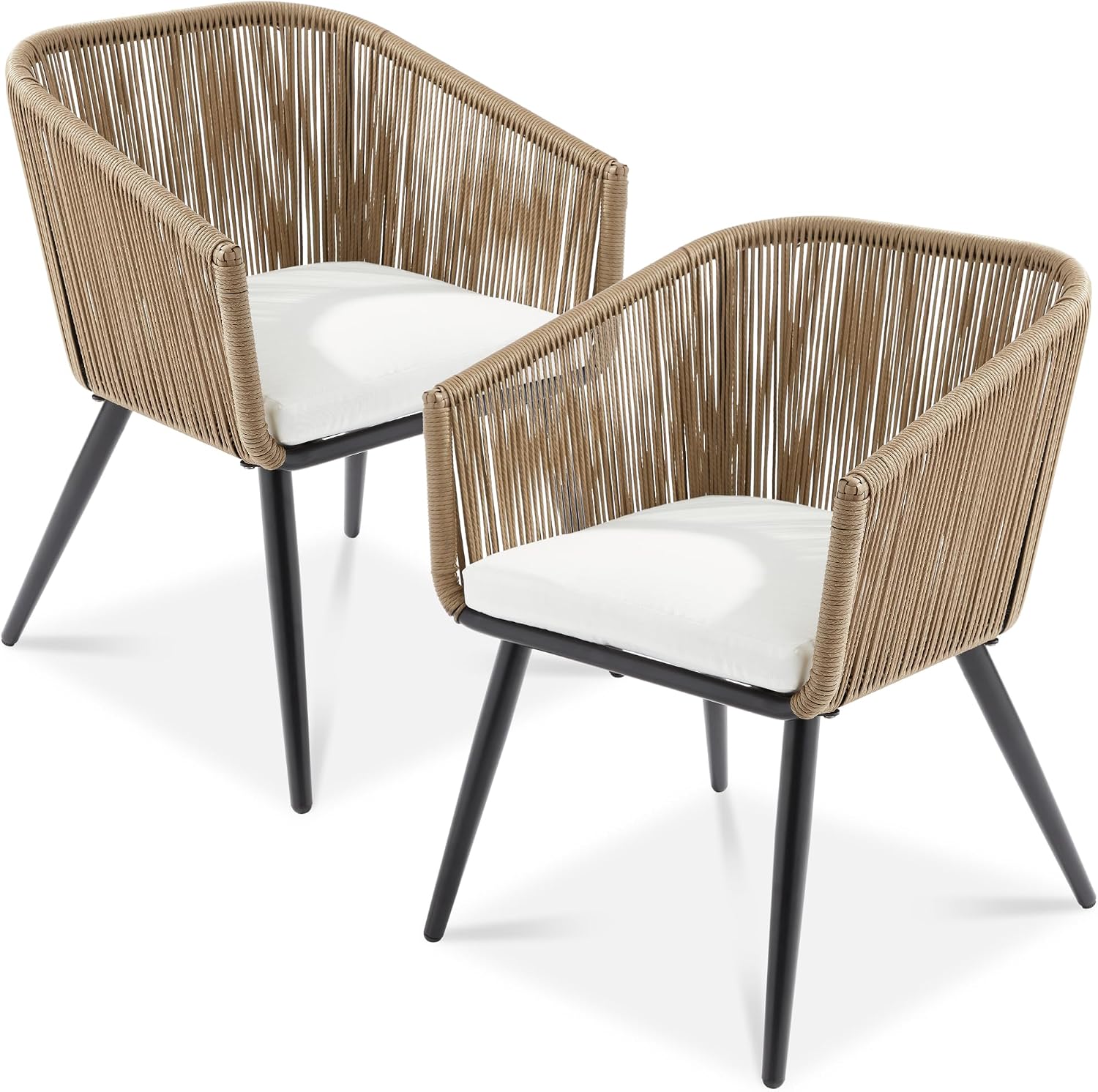 Outdoor Furniture Rattan - Kursi Makan Teras Rotan Luar Ruangan,