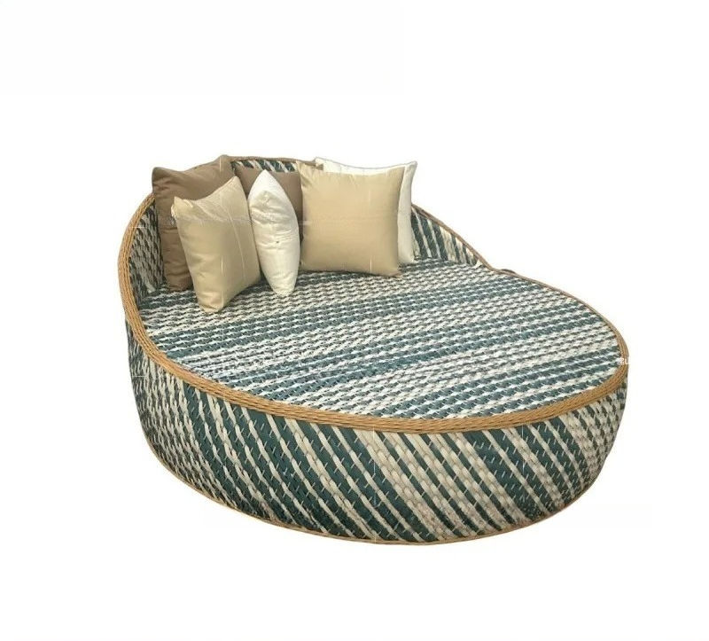 Outdoor Furniture Rattan - Sofa luar ruangan custom, kursi anyaman