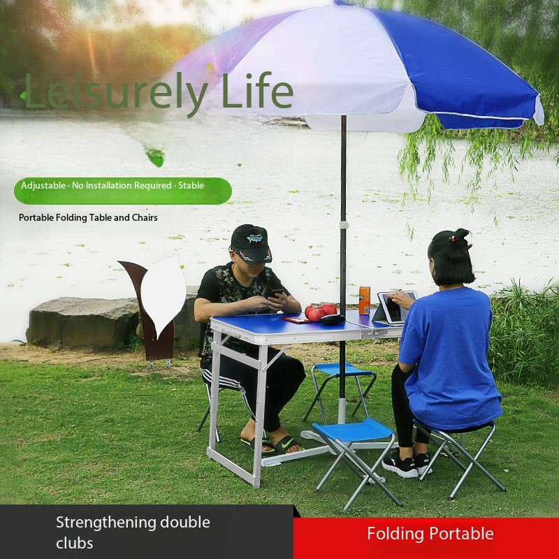 Outdoor Furniture Exhibition - Meja lipat luar ruangan dari paduan
