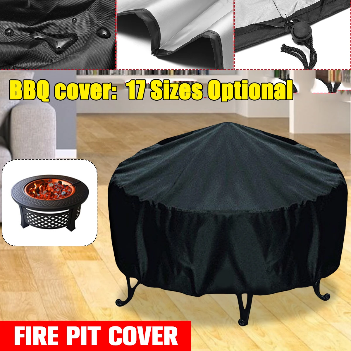 Outdoor Furniture Modern - Penutup Lubang Api Teras Tahan Air
