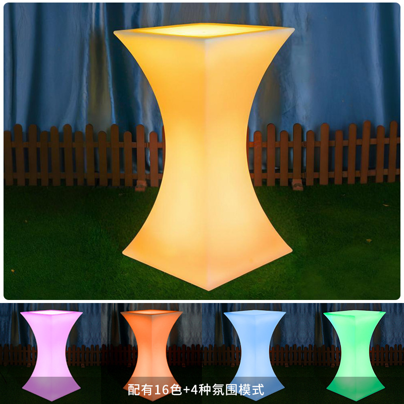 Meja LED Tahan Air dengan Remo - Outdoor Furniture Exhibition ulasan dan harga