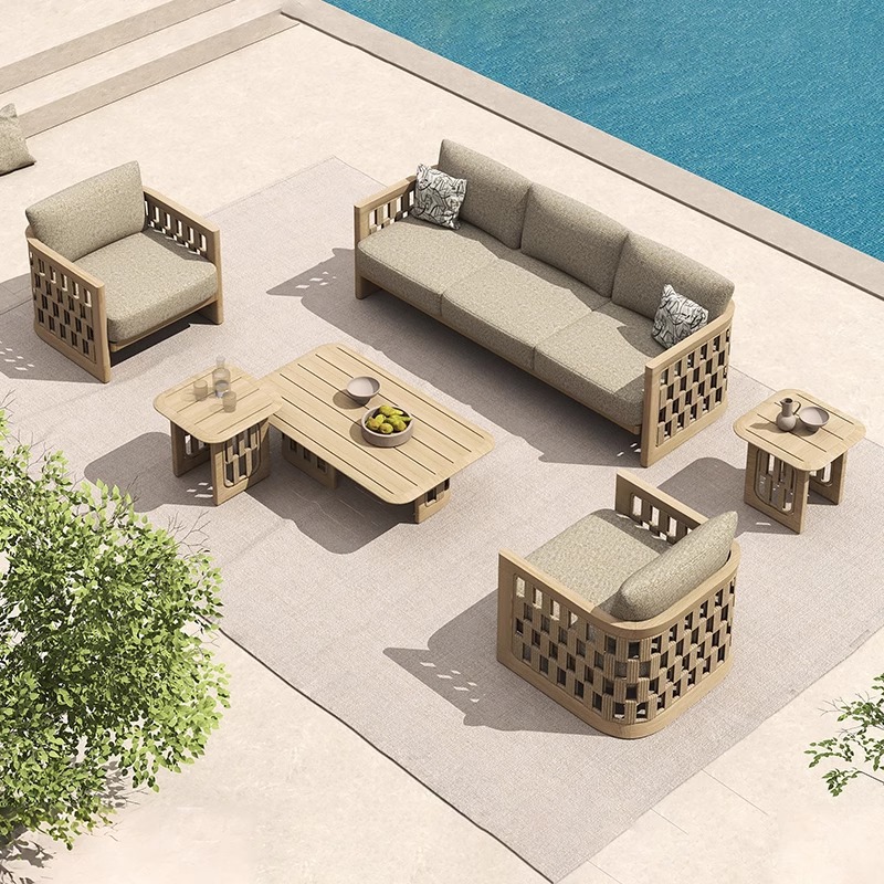 # Set Sofa Kayu Jati Solid Nor - Outdoor Furniture Teak Wood ulasan dan harga