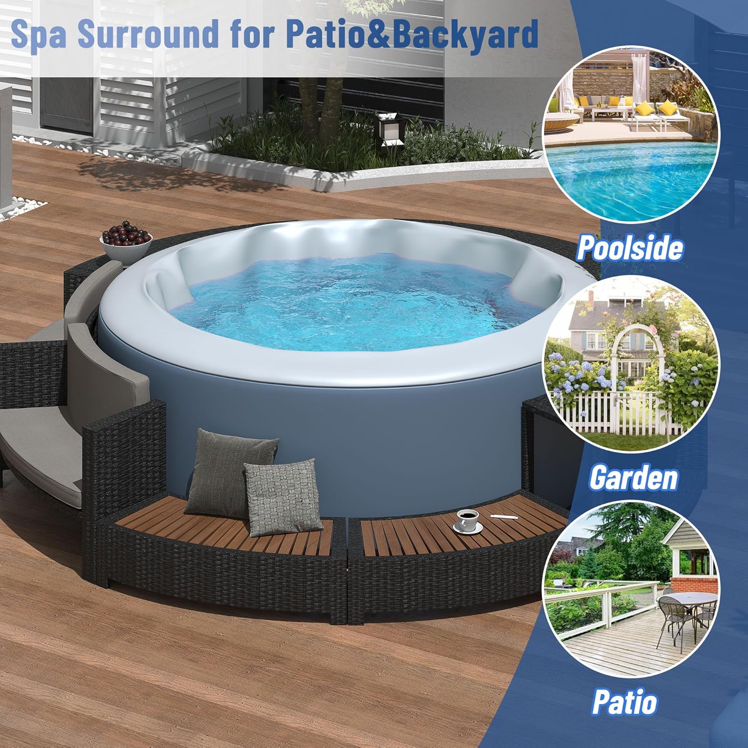 Set Sofa Patio Rotan dengan Pe - Outdoor Furniture Rattan ulasan dan harga
