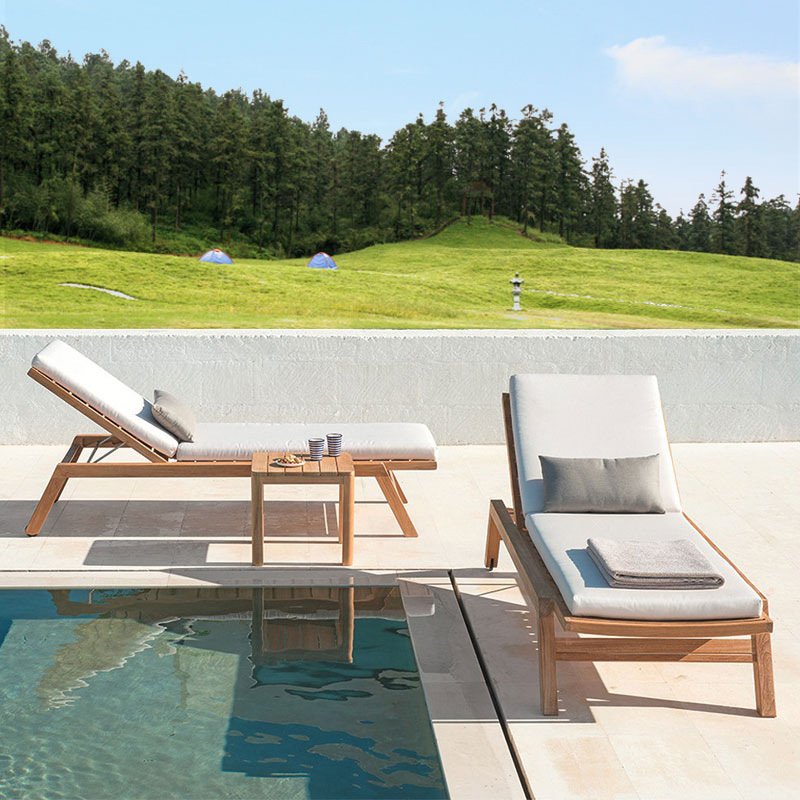 Kursi Santai Villa Modern Outd - Outdoor Furniture Teak Wood ulasan dan harga