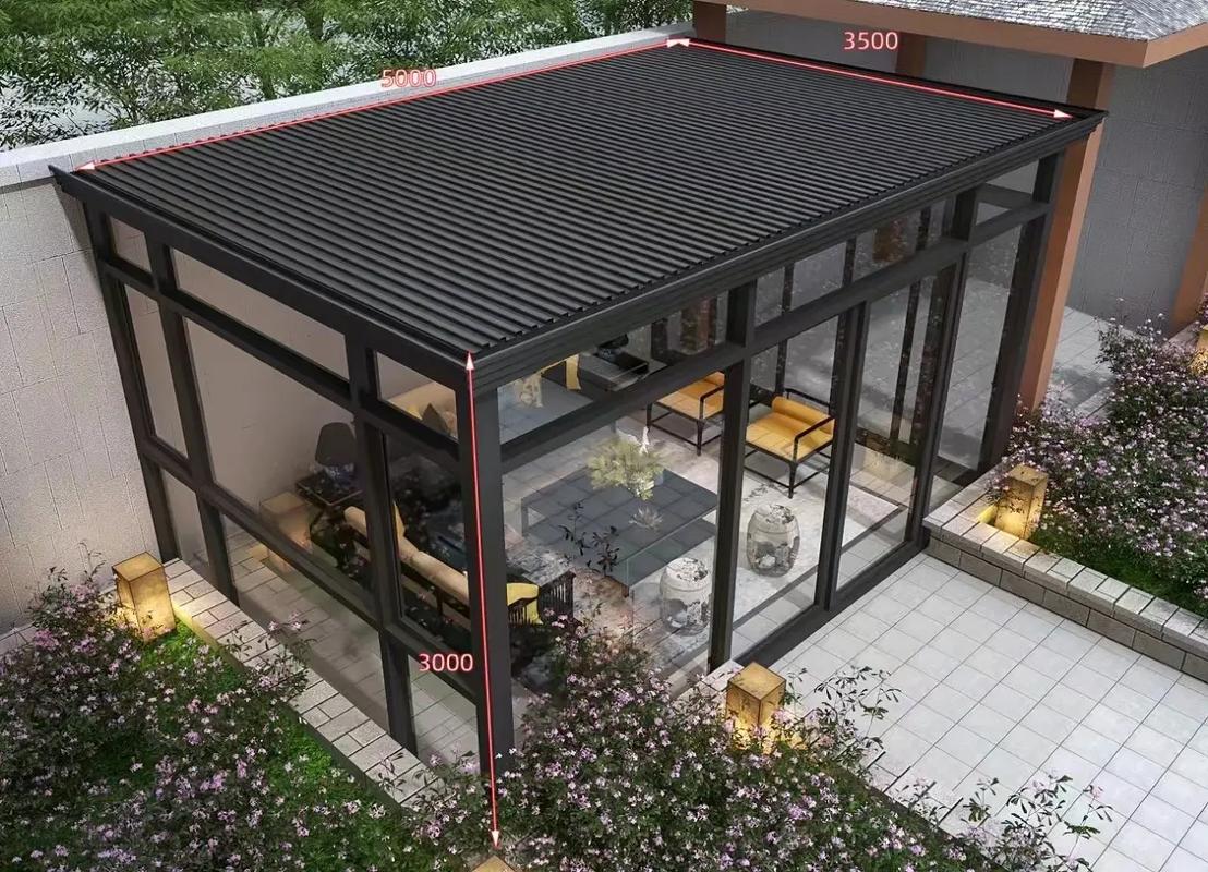 Pergola Aluminium Kustom Terdi - Outdoor Furniture Aluminium ulasan dan harga