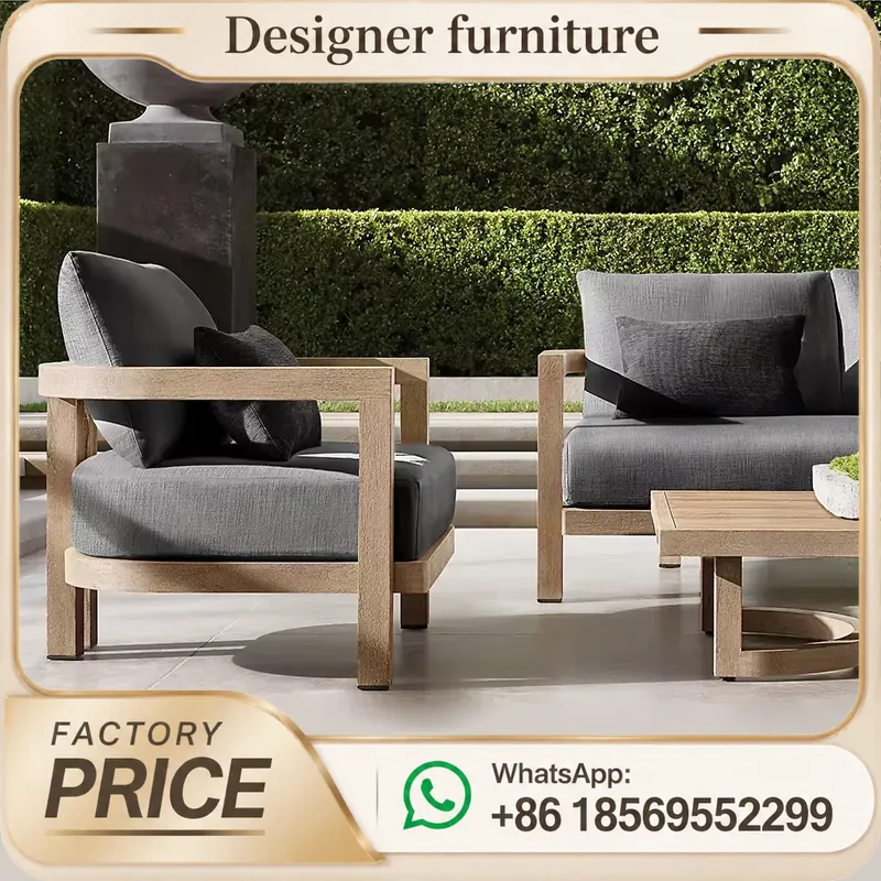 Set Sofa Kayu Jati Tahan Air u - Outdoor Furniture Teak Wood ulasan dan harga