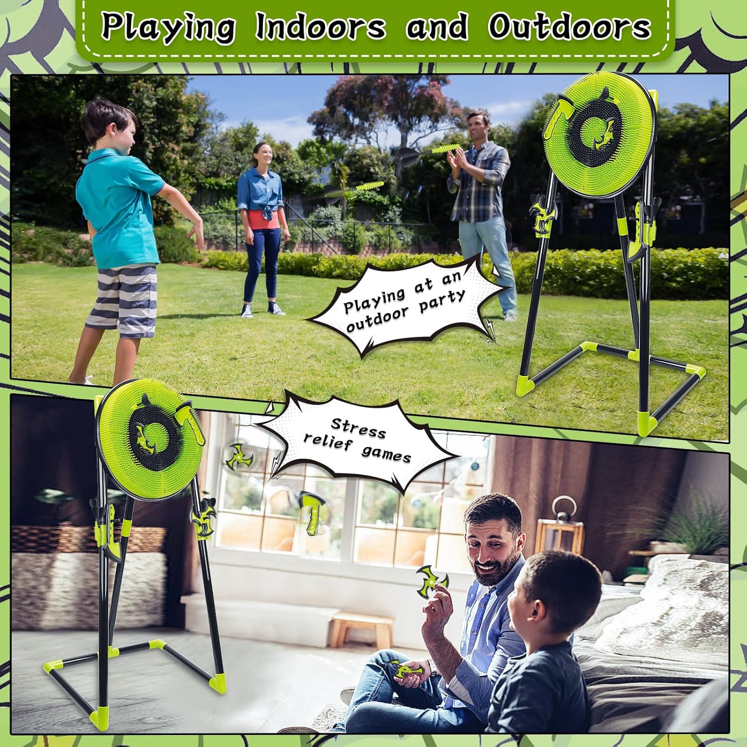 Set Target Lempar Kapak 4 In 1 - Outdoor Furniture Target ulasan dan harga