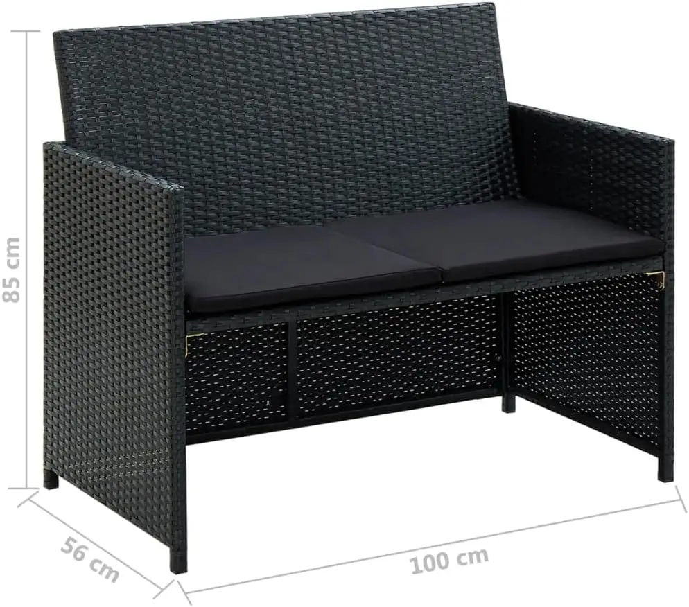 Sofa Taman 2 Kursi dengan Bant - Outdoor Furniture Cushions 22 X 22 ulasan dan harga