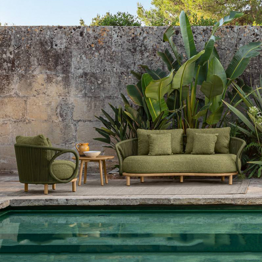Sofa rotan luar ruangan kayu j - Outdoor Furniture Teak Wood ulasan dan harga