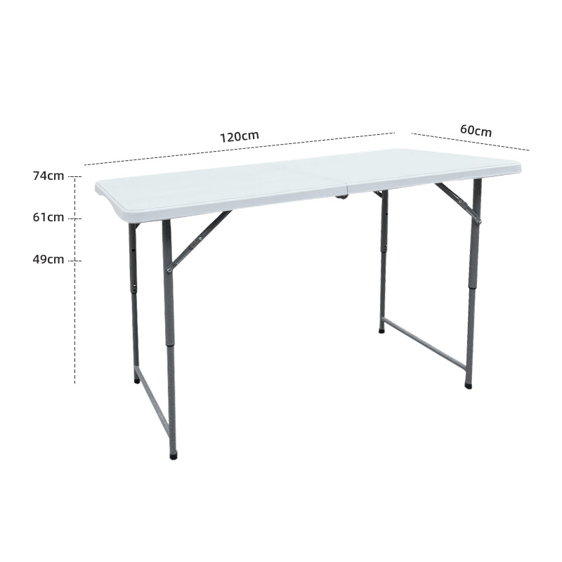Meja lipat HDPE luar ruangan p - Outdoor Furniture Exhibition ulasan dan harga