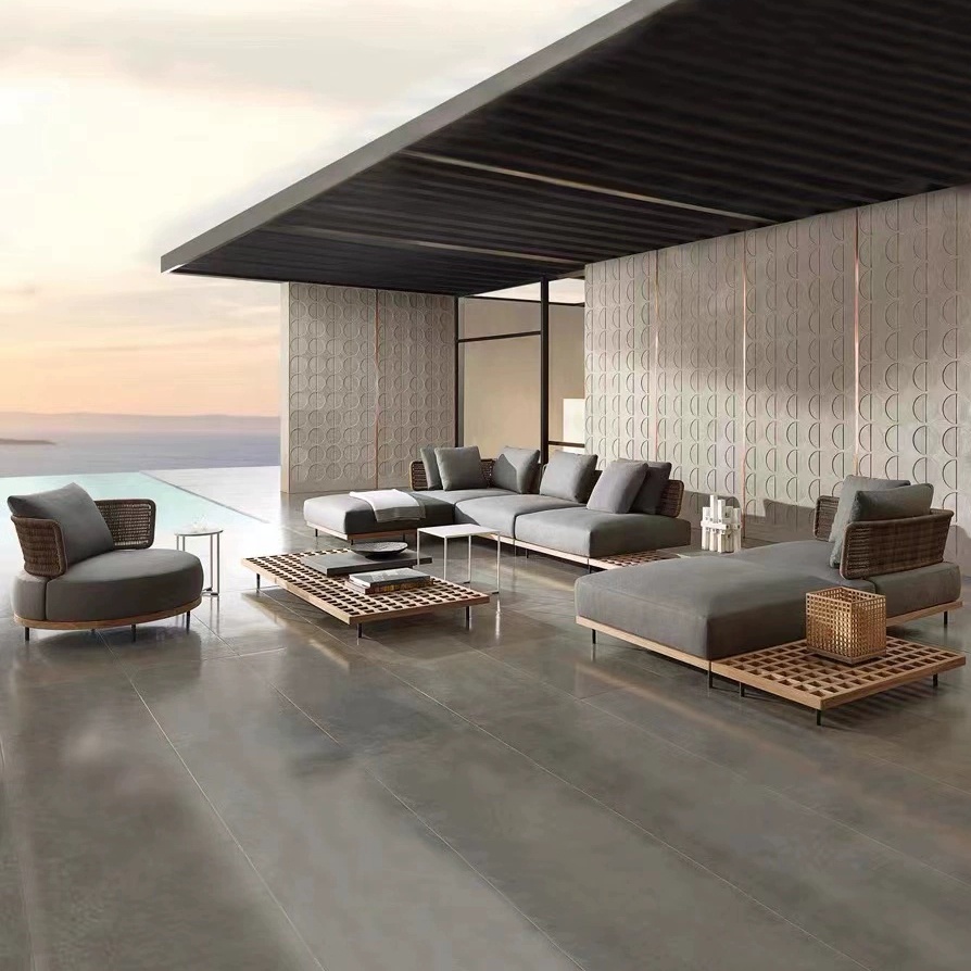 Set Sofa Taman Modern Furnitur - Outdoor Furniture Teak Wood ulasan dan harga