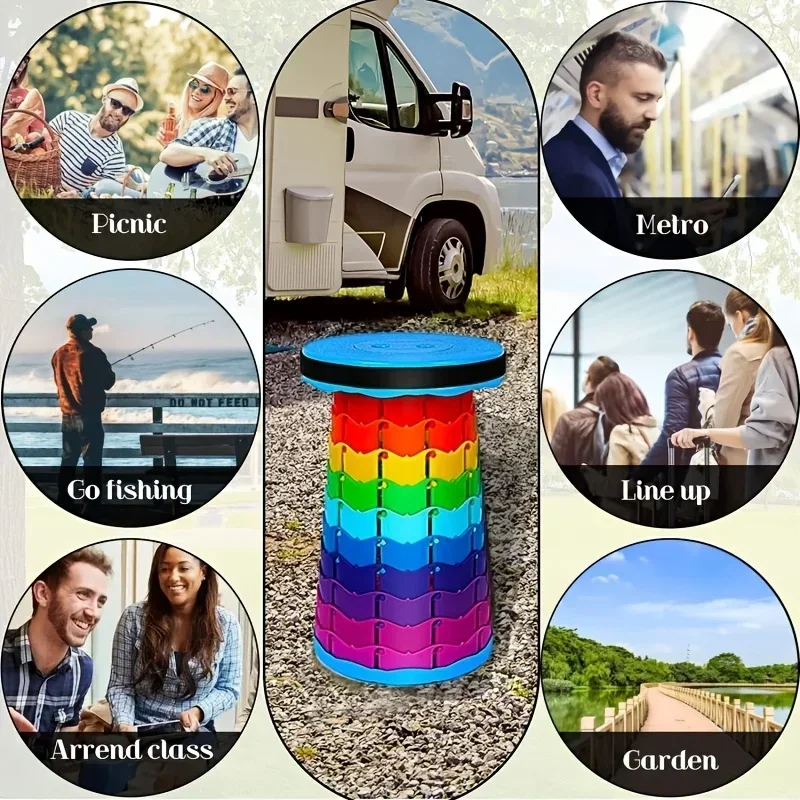 Kursi Lipat Teleskopik Pelangi - Outdoor Furniture Modern ulasan dan harga
