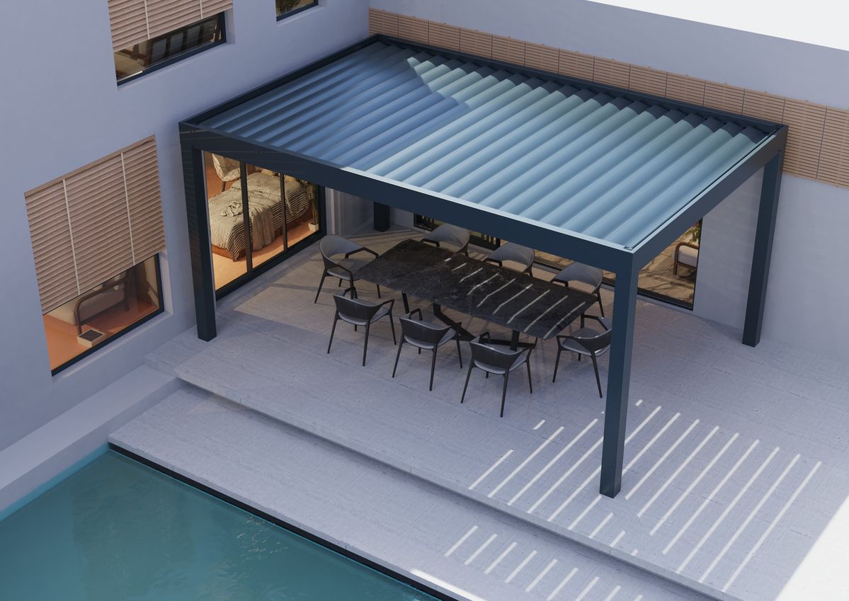 Paviliun Aluminium Alloy Perse - Outdoor Furniture Aluminium ulasan dan harga