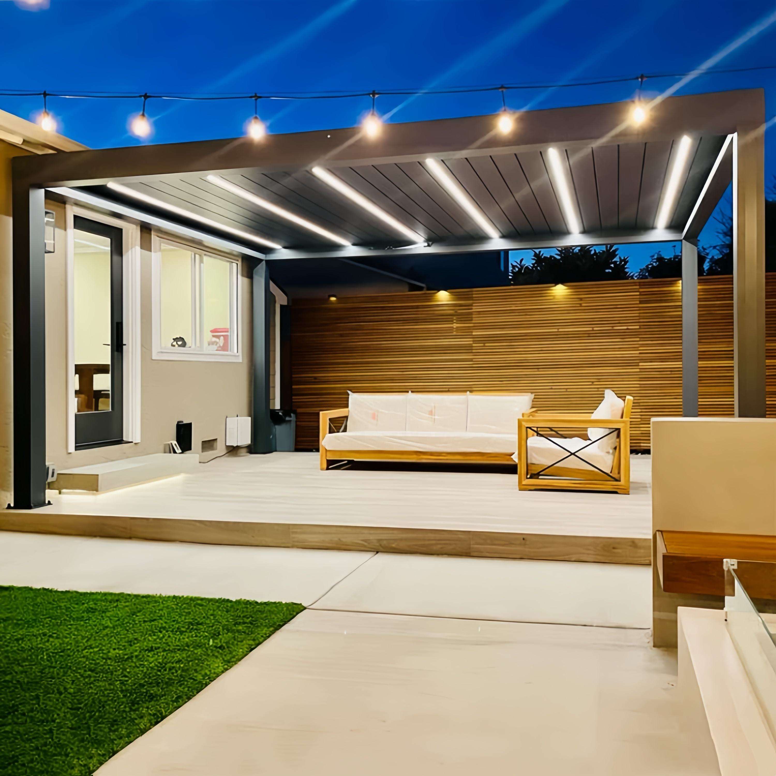 Paviliun Aluminium Alloy Perse - Outdoor Furniture Aluminium ulasan dan harga