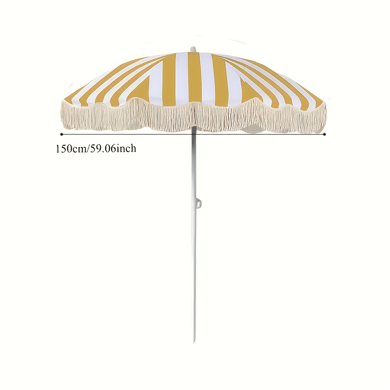 1-Pak Payung Pantai Dekoratif  - Outdoor Furniture Yellow ulasan dan harga