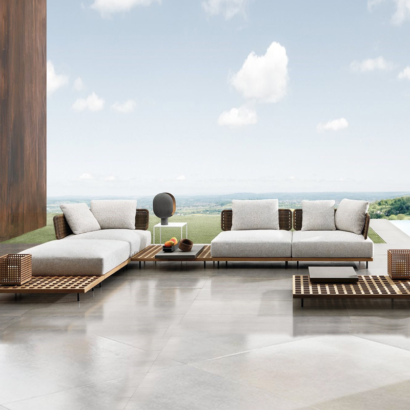 Sofa Luar Ruangan Patio Villa  - Outdoor Furniture Teak Wood ulasan dan harga