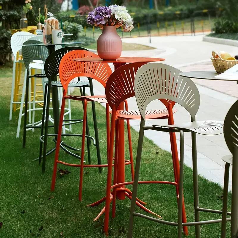 Kursi Bar Modern Minimalis Ind - Outdoor Furniture Yellow ulasan dan harga