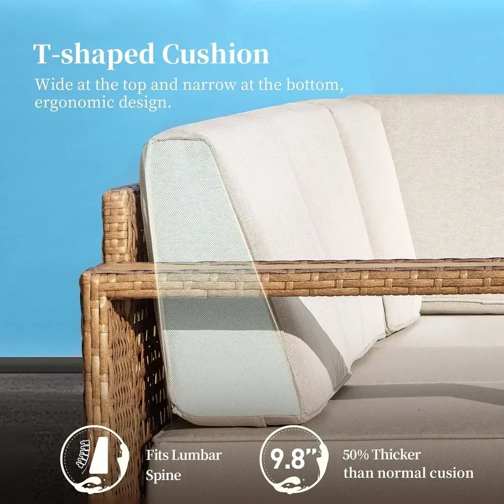 Sofa Seksional Luar Ruangan Be - Outdoor Furniture Yellow ulasan dan harga