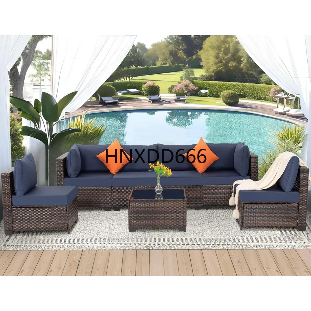 7 Buah Set Furnitur Teras Luar - Outdoor Furniture Rattan ulasan dan harga