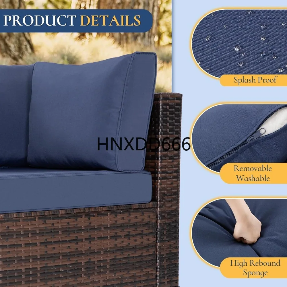 7 Buah Set Furnitur Teras Luar - Outdoor Furniture Rattan ulasan dan harga