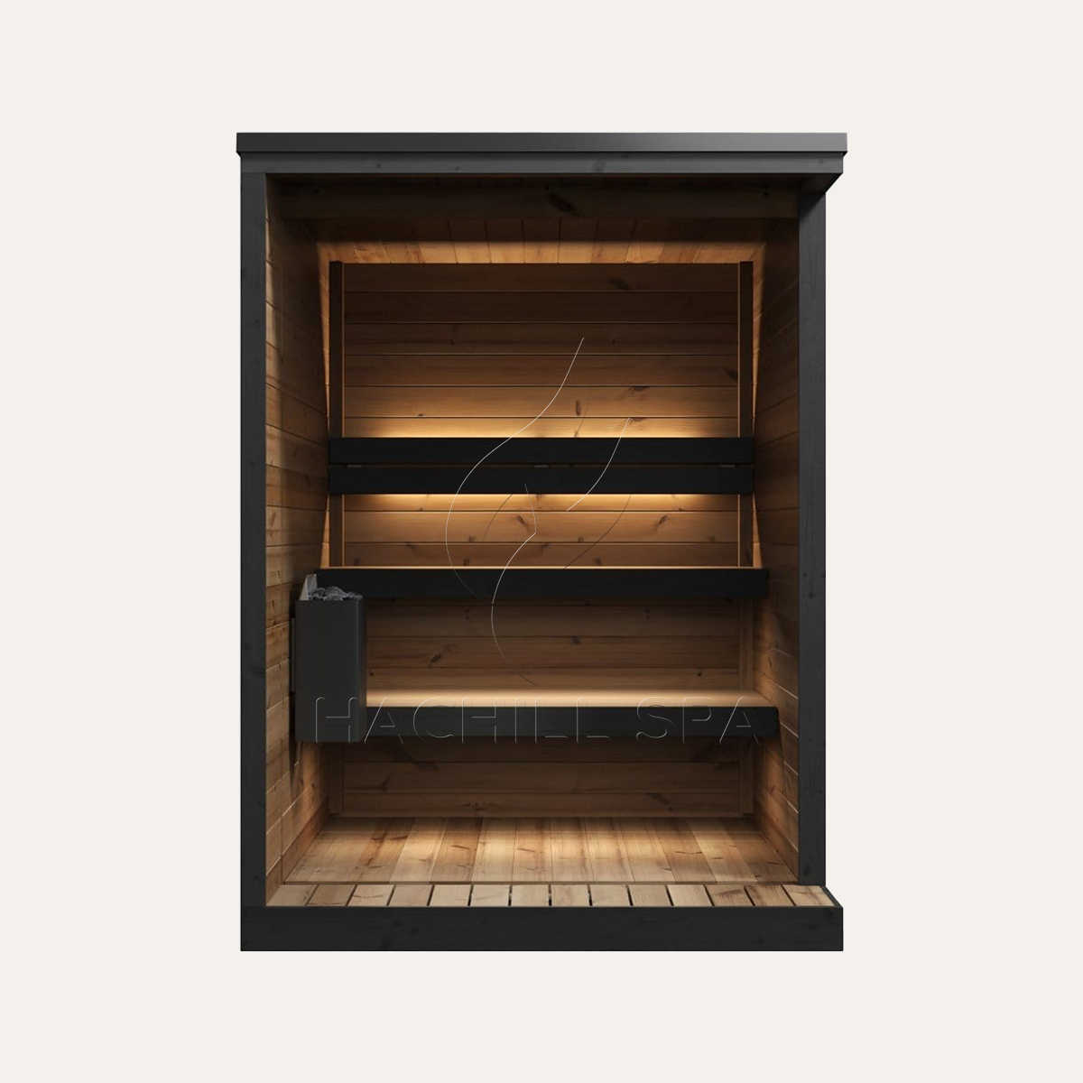 Sauna Luar Ruangan Gym untuk 4 - Outdoor Furniture Modern ulasan dan harga