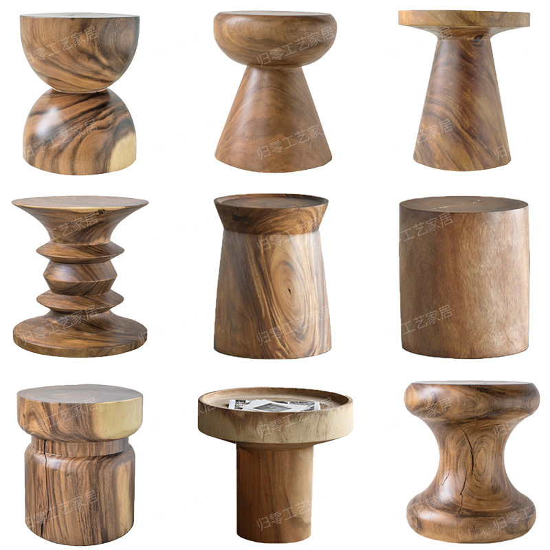 Bangku rendah ukiran akar kayu - Outdoor Furniture Exhibition ulasan dan harga