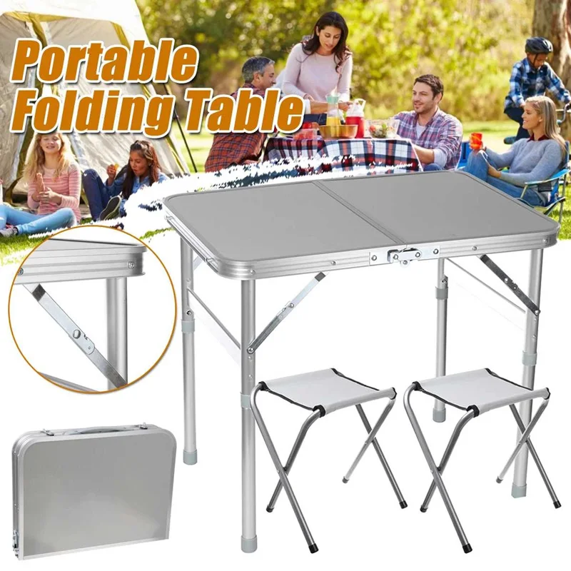 Meja Lipat Warna Terang Cerah  - Outdoor Furniture Aluminium ulasan dan harga