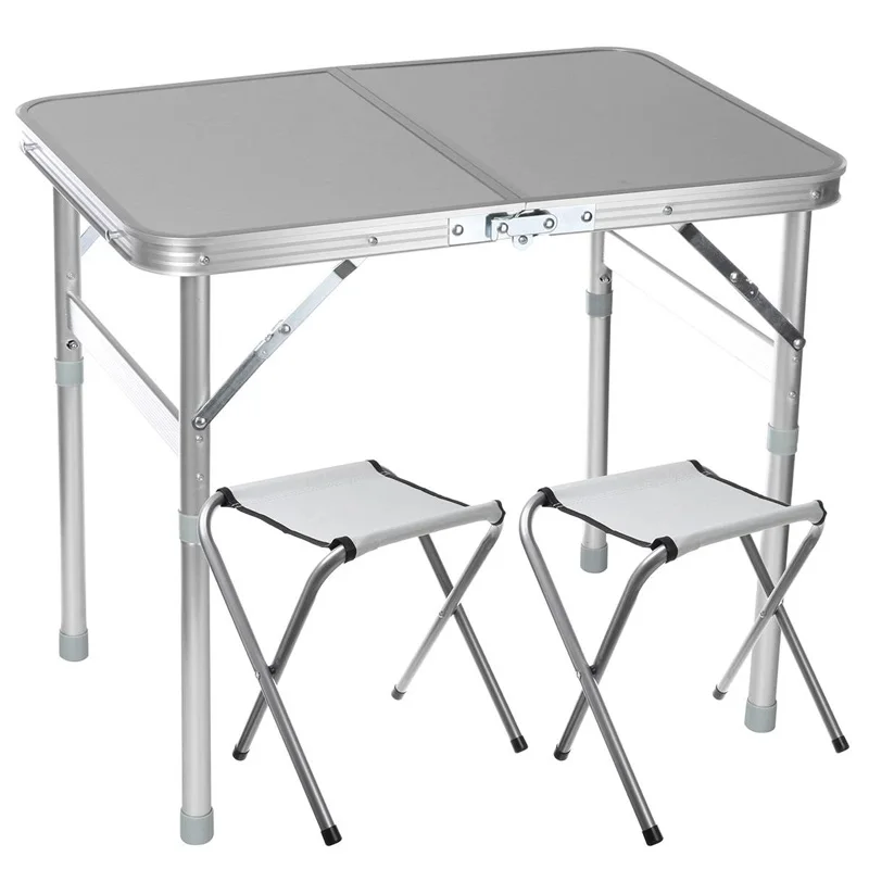 Meja Lipat Warna Terang Cerah  - Outdoor Furniture Aluminium ulasan dan harga