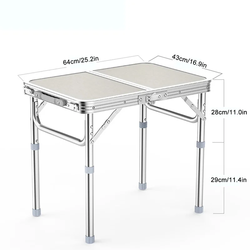 Meja Lipat Warna Terang Cerah  - Outdoor Furniture Aluminium ulasan dan harga