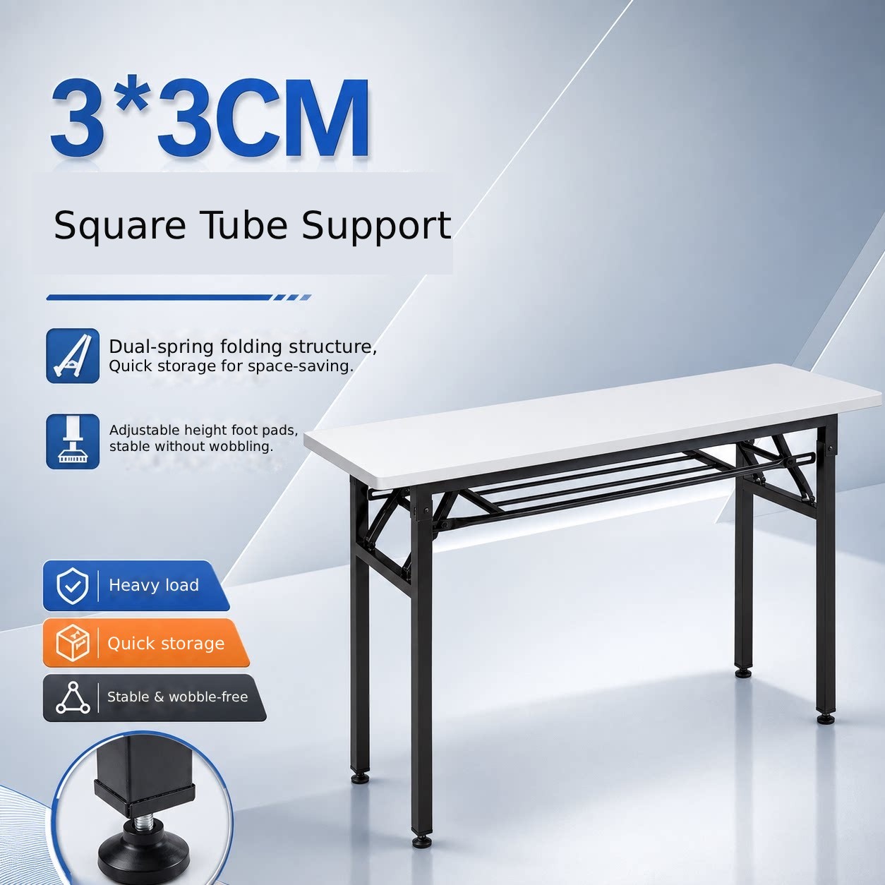Meja Lipat Persegi Panjang Por - Outdoor Furniture Vendors ulasan dan harga