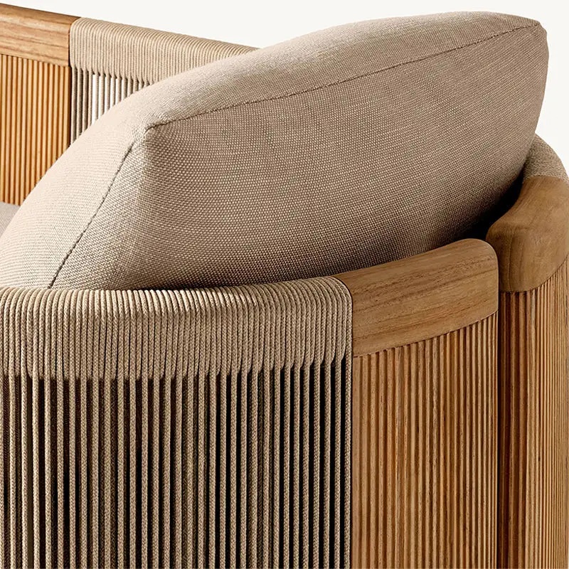 Set Sofa Taman Mewah dari Kayu - Outdoor Furniture Teak Wood ulasan dan harga