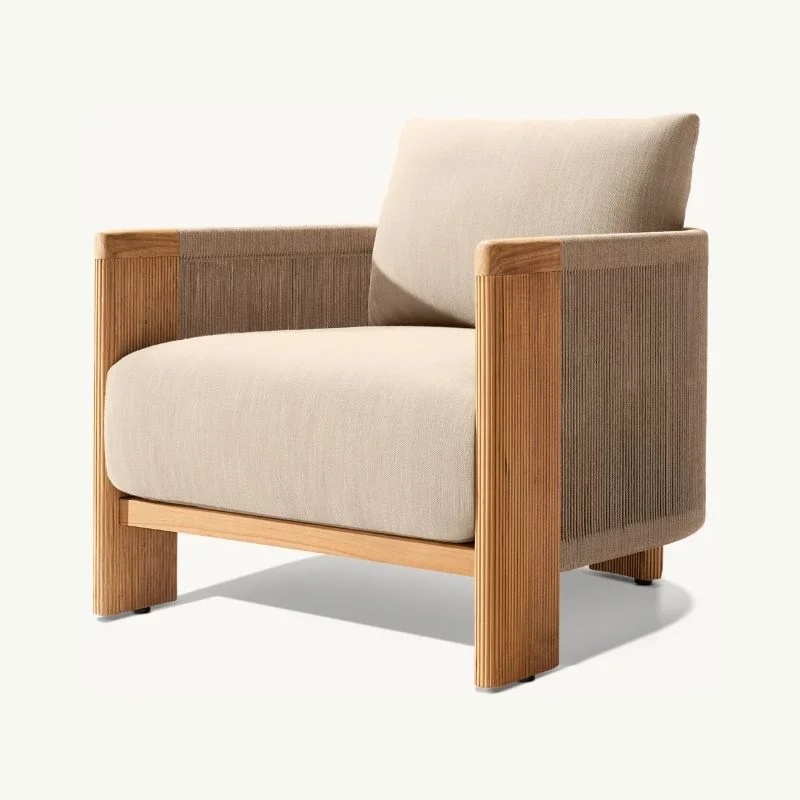 Set Sofa Taman Mewah dari Kayu - Outdoor Furniture Teak Wood ulasan dan harga